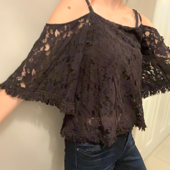 Bailey 44 Tops - BAILEY/44 Black Lace Top